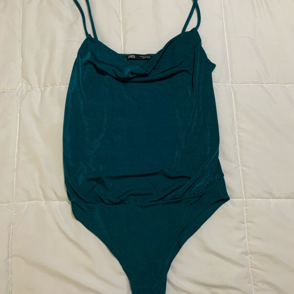Zara Teal Bodysuit
